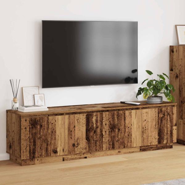 ARDEBO.de - TV-Schränk 180 x 38 x 49 cm Altholz Holzwerkstoff