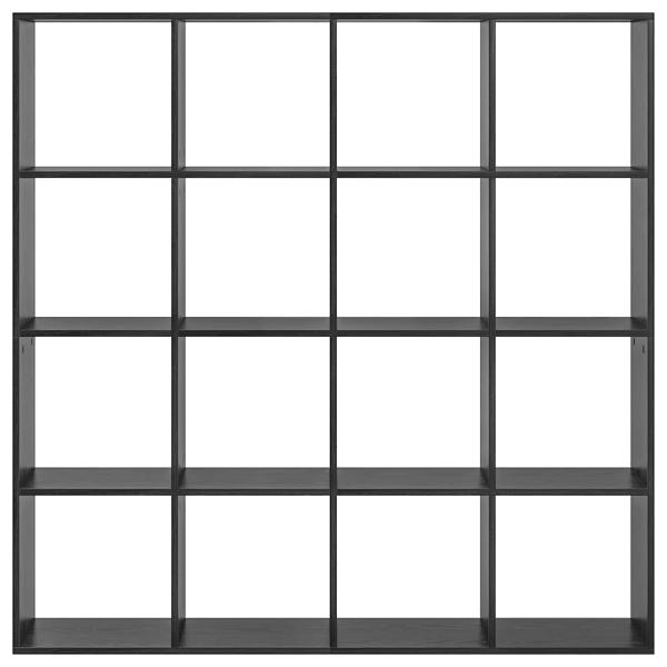 Bücherregal 16 Ebenen 137,5 x 29 x 137,5 cm Holzwerkstoff
