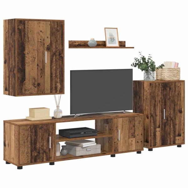 TV-Schrankset Altholz Holzwerkstoff