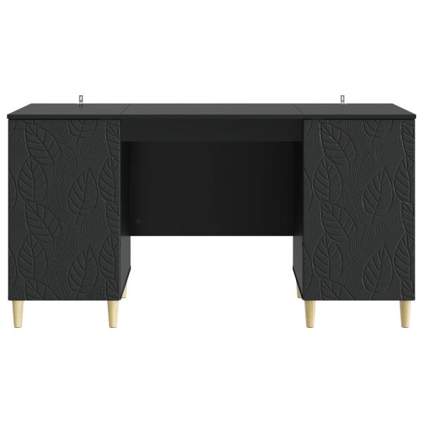 Schreibtisch Schwarz 142,5 x 50 x 75 cm Holzwerkstoff