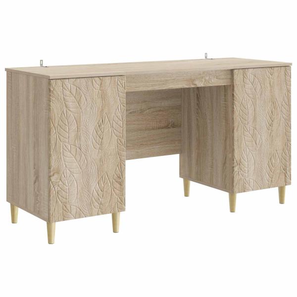 Schreibtisch Sonoma-Eiche 142,5 x 50 x 75 cm Holzwerkstoff
