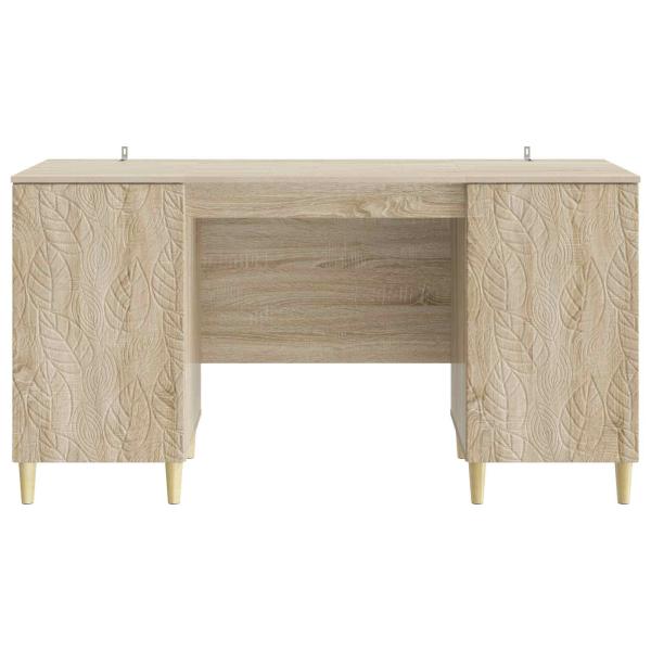 Schreibtisch Sonoma-Eiche 142,5 x 50 x 75 cm Holzwerkstoff