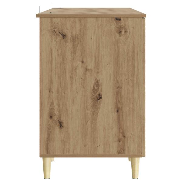 Schreibtisch Artisan-Eiche 142,5 x 50 x 75 cm Holzwerkstoff