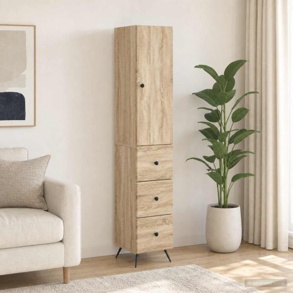 ARDEBO.de - Schrankset 2 stk. 34,5 x 34,5 x 90 cm Holzwerkstoff