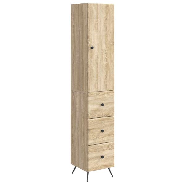 Schrankset 2 stk. 34,5 x 34,5 x 90 cm Holzwerkstoff