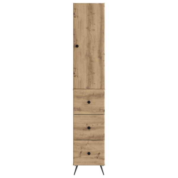 Schrankset 2 stk. 34,5 x 34,5 x 90 cm Holzwerkstoff