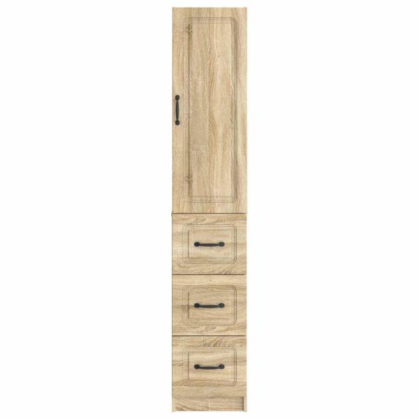 Schrankset 2 stk. 33 x 34,5 x 87 cm Holzwerkstoff Sonoma-Eiche