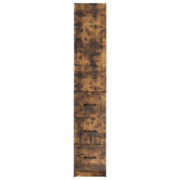 Schrankset 2 stk. 33 x 34,5 x 87 cm Holzwerkstoff Räuchereiche