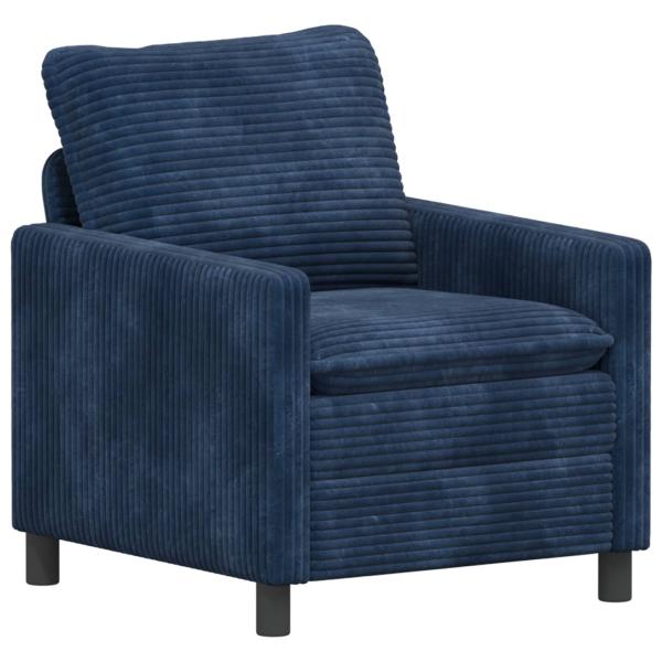 Sofa Set 2 stk. Marineblau Polyester