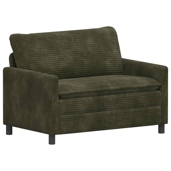 Sofa Set 2 stk. Grün Polyester