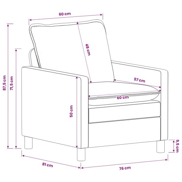 Sofa Set 2 Stk. Taupe Polyester