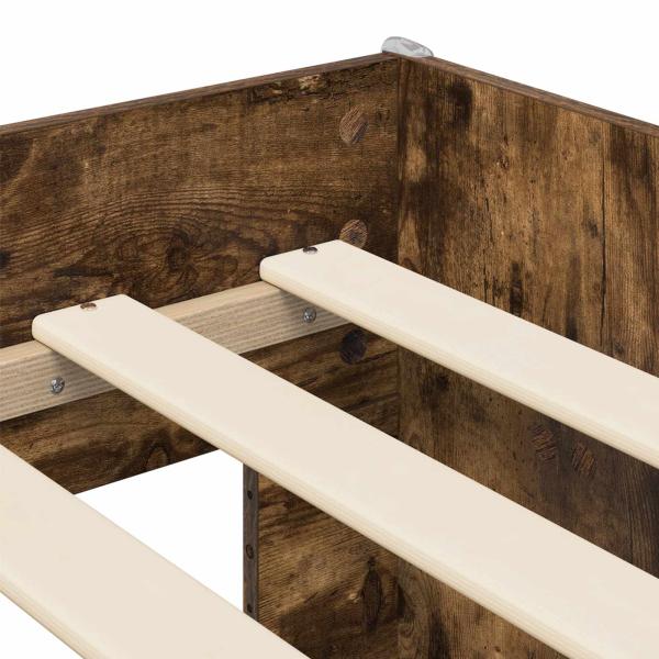 Hochbett für Kinder Altholz 98,5 x 200 cm Holzwerkstoff