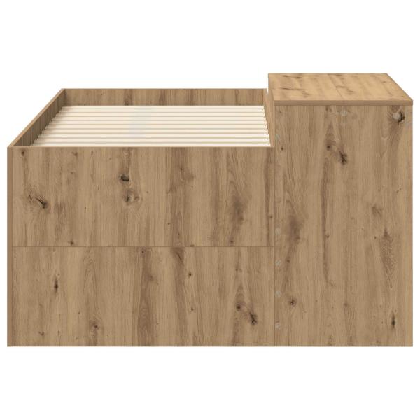 Hochbett mit Schreibtisch für Kinder Artisan-Eiche