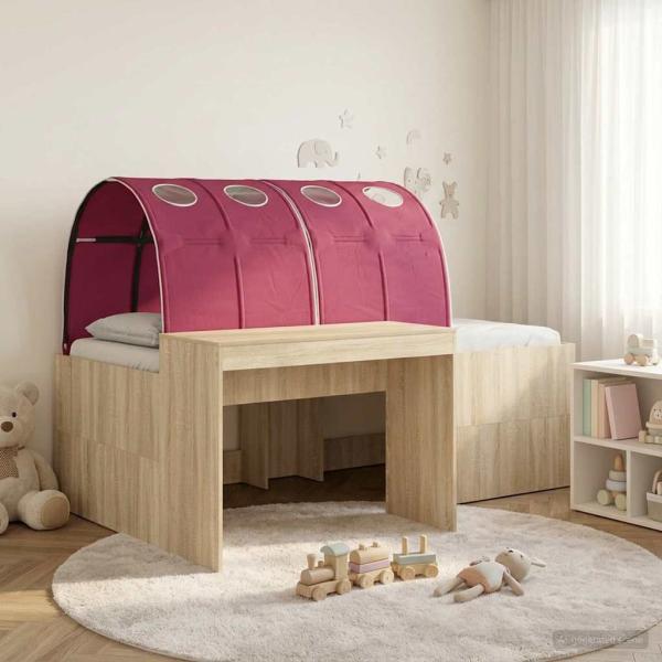 ARDEBO.de - Hochbett mit Schreibtisch für Kinder 3 Stk. Holzwerkstoff