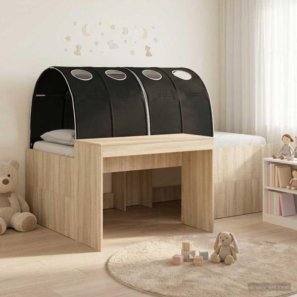 ARDEBO.de - Hochbett mit Schreibtisch für Kinder 3 Stk. Holzwerkstoff