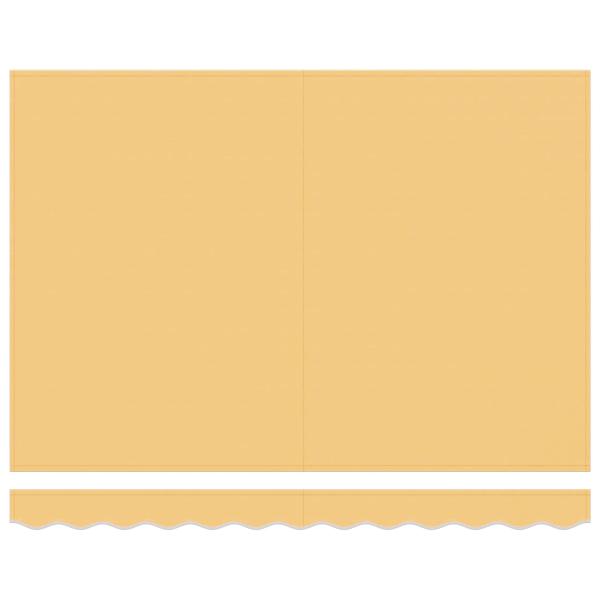 Ausziehbare Markise Sand 300 x 250 cm Leinen und Aluminium