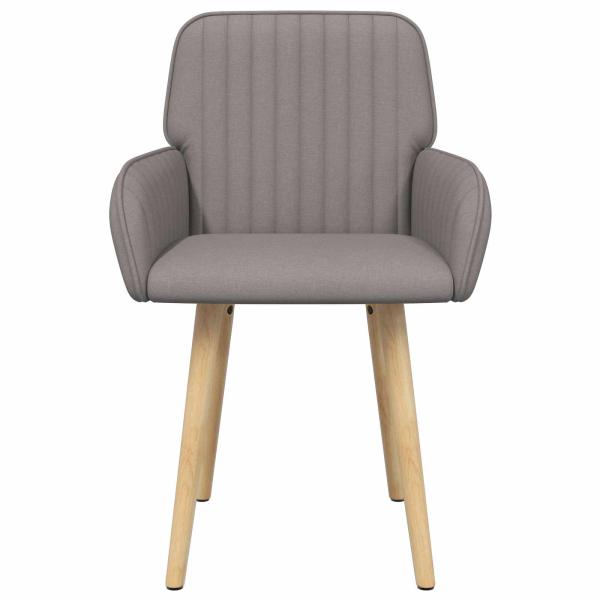 Esszimmerstühle 4 Stk. Stoff Taupe 56,5 x 50 x 87,5 cm