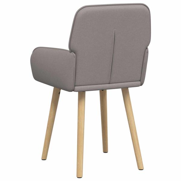 Esszimmerstühle 4 Stk. Stoff Taupe 56,5 x 50 x 87,5 cm