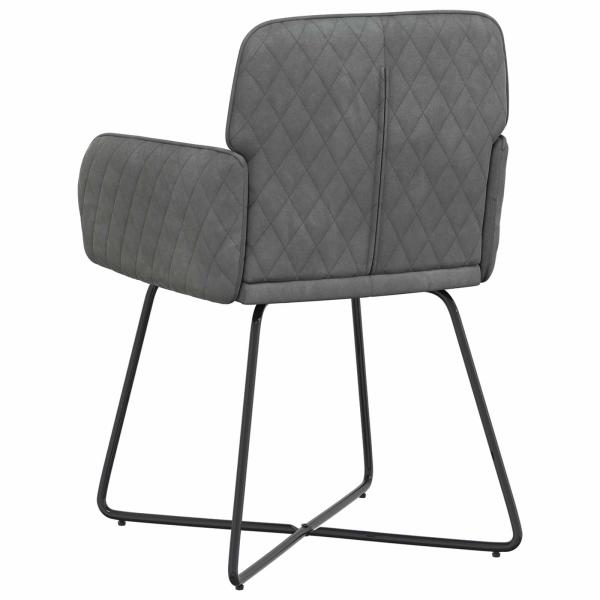 Esszimmerstühle 4 Stk. Samt Dunkelgrau 59 x 56,5 x 86 cm