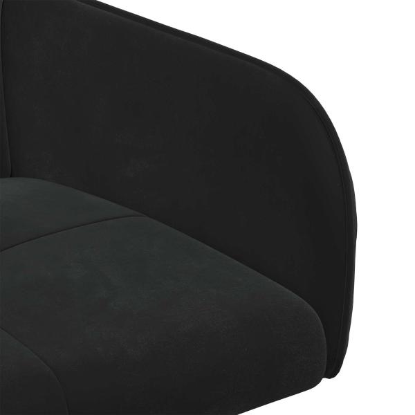 Esszimmerstühle 4 Stk. Samt Schwarz 59 x 56,5 x 86 cm
