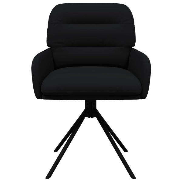 Drehstuhl Esszimmer 4 Stk. Kunstleder Schwarz 59 x 59,5 x 90 cm