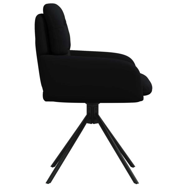 Drehstuhl Esszimmer 4 Stk. Kunstleder Schwarz 59 x 59,5 x 90 cm