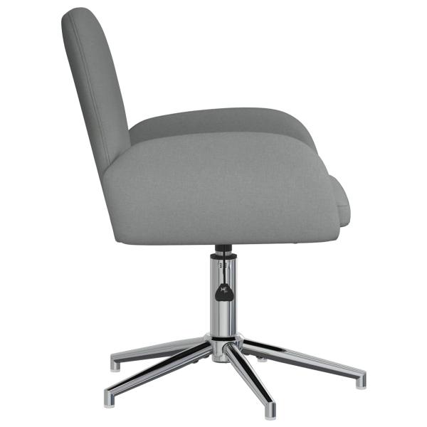 Bürostühle 4 Stk. 54 x 58 x 90 cm Dunkelgrau Stoff