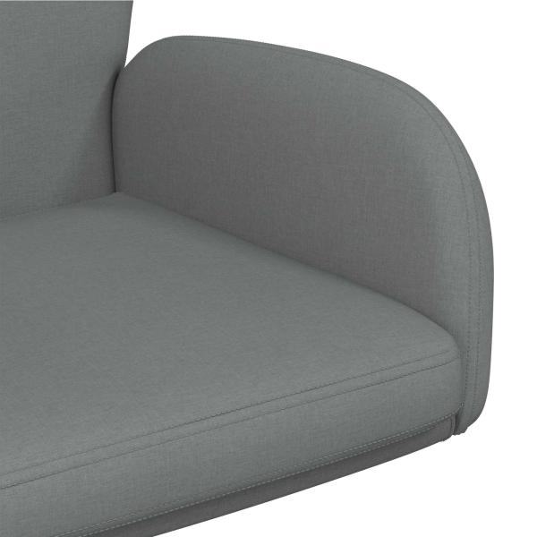 Bürostühle 4 Stk. 54 x 58 x 90 cm Dunkelgrau Stoff