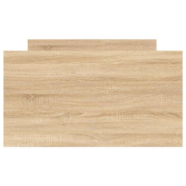 Bettrahmen Sonoma-Eiche Holzwerkstoff