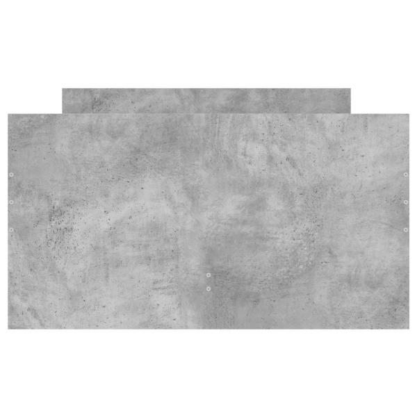 Bettrahmen Grau Sonoma Holzwerkstoff