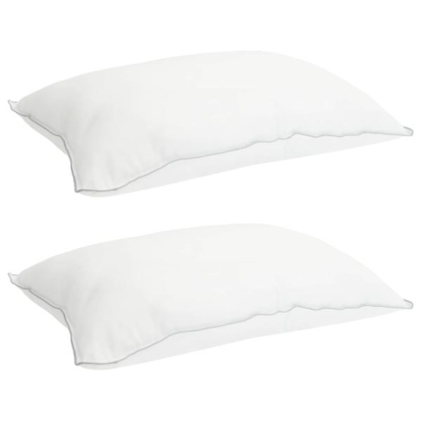 Bettwäsche-Set mit Kissen Weiß 260 x 240 cm Polyester, Bambus