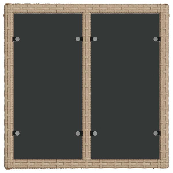Gartensofa-set 12 Stk. Beige Poly-Rattan
