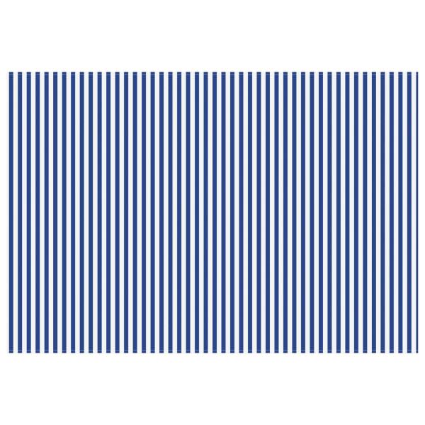 Markisenersatzstoff Blau und Weiß 350 x 200 cm Polyester