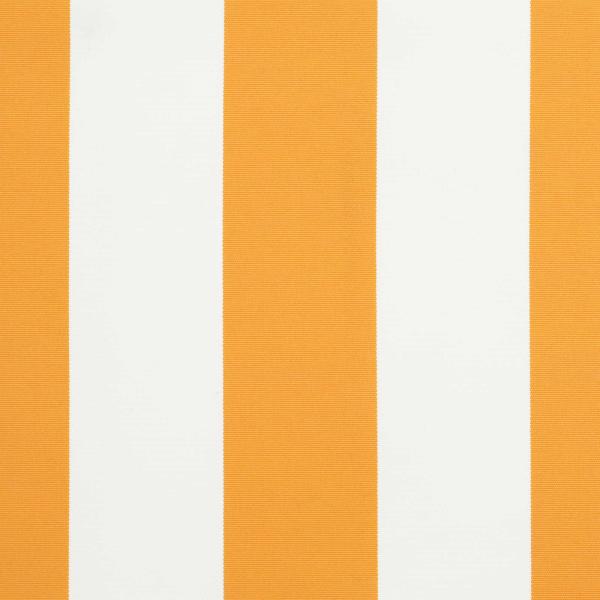 Markisenersatzstoff Gelb und Weiß 300 x 250 cm Polyester