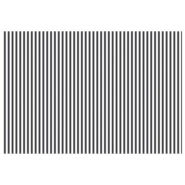 Markisenersatzstoff Anthrazit und Weiß 400 x 300 cm Polyester