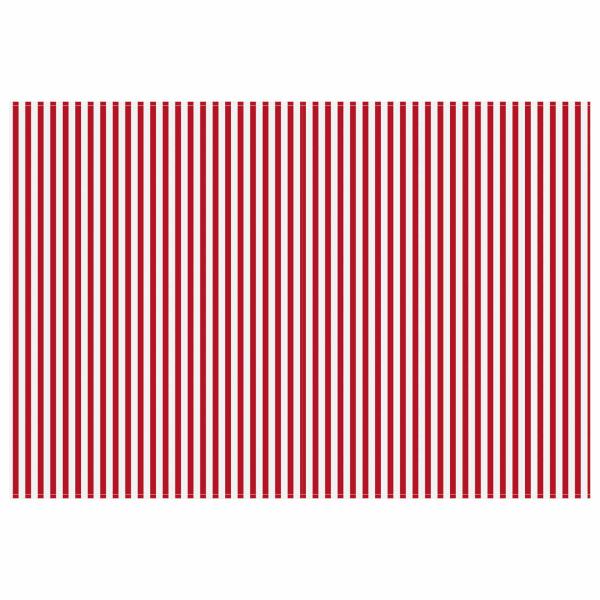 Markisenersatzstoff Rot und Weiß 450 x 350 cm Polyester