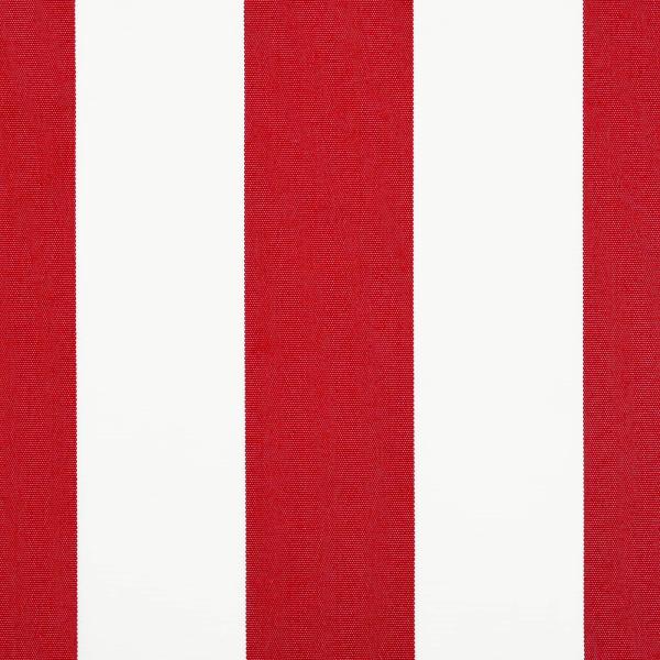 Markisenersatzstoff Rot und Weiß 450 x 350 cm Polyester