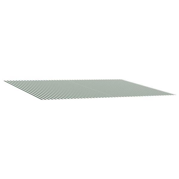 Markisenersatzstoff Grün und Weiß 300 x 250 cm Polyester