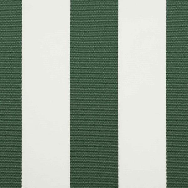 Markisenersatzstoff Grün und Weiß 300 x 250 cm Polyester
