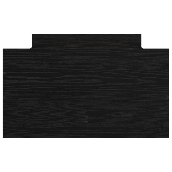 Bettrahmen Schwarze Eiche 100 x 200 cm Holzwerkstoff