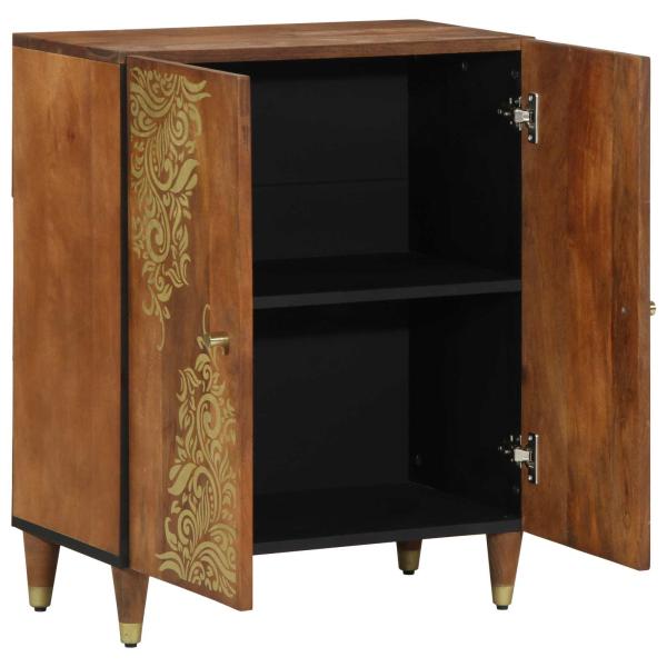 Sideboard Braun 60 x 33 x 75 cm Massivholz Mango