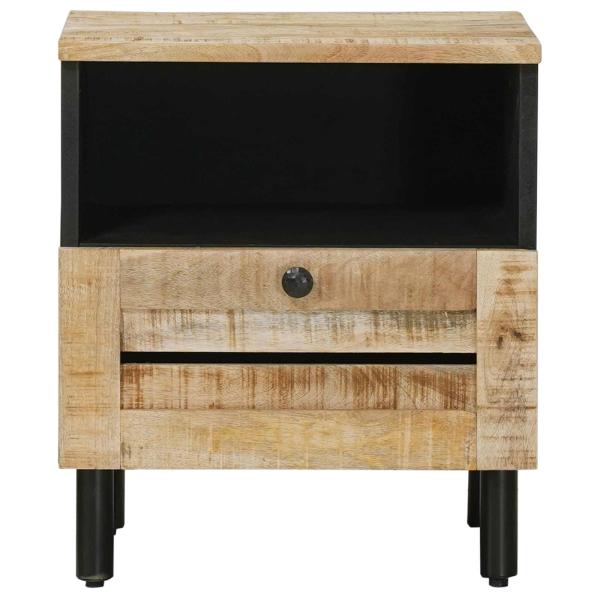 Nachttisch 2 stk. Natur 40 x 33 x 46 cm Massivholz Mango