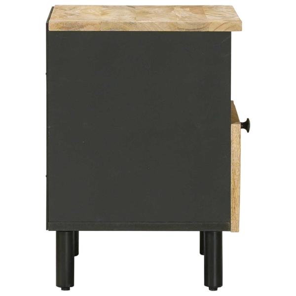 Nachttisch 2 stk. Natur 40 x 33 x 46 cm Massivholz Mango