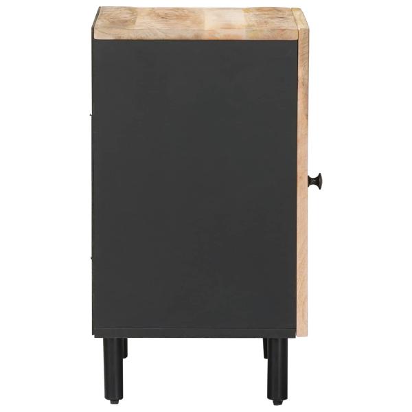 Badezimmerschrank mit Tür Braun und Schwarz 38 x 33,5 x 58 cm