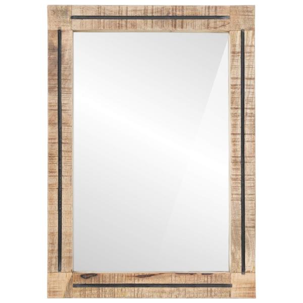 Spiegel Braun und Schwarz 70 x 50 x 3 cm Glas