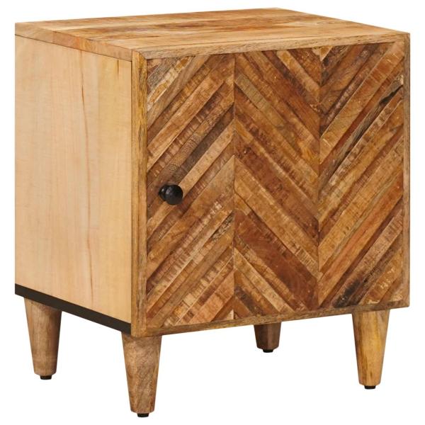 ARDEBO.de - Nachttisch Braun 40 x 33,5 x 46 cm Massivholz Mango
