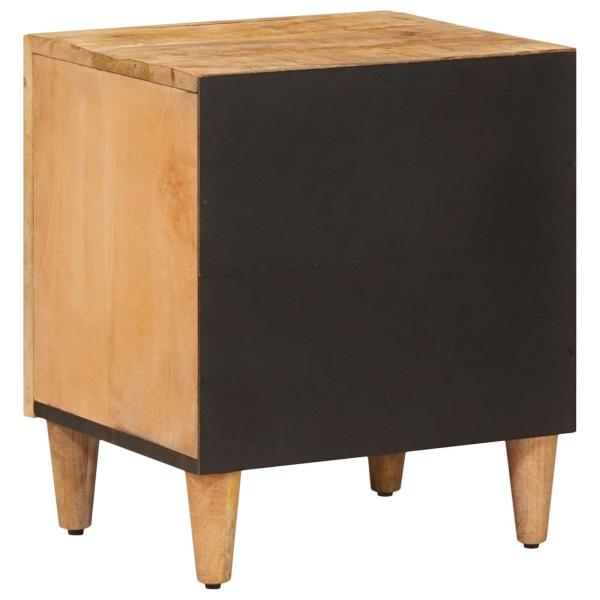 Nachttisch 2 Stk. Braun 40 x 33,5 x 46 cm Massivholz Mango