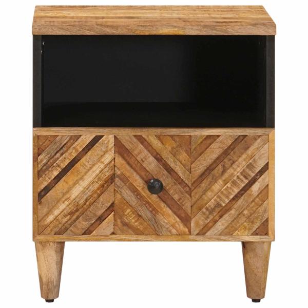 Nachttisch Braun 50 x 33 x 60 cm Massivholz Mango