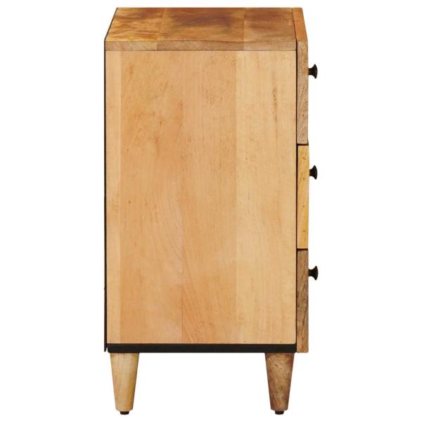 Nachttisch Braun 50 x 33 x 60 cm Massivholz Mango