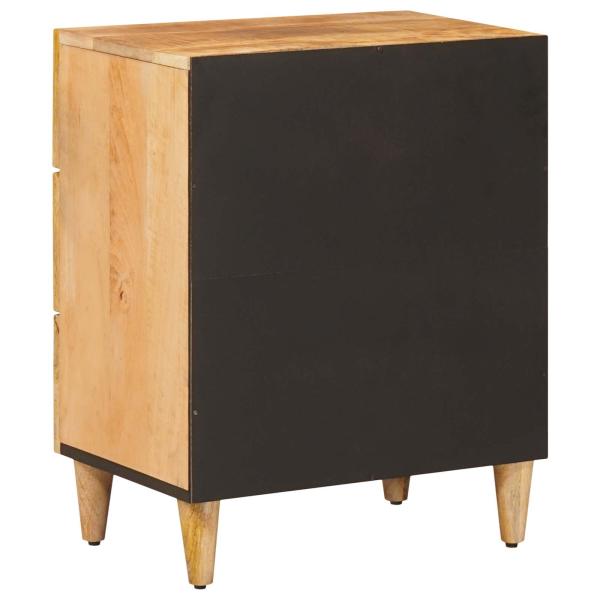 Nachttisch Braun 50 x 33 x 60 cm Massivholz Mango